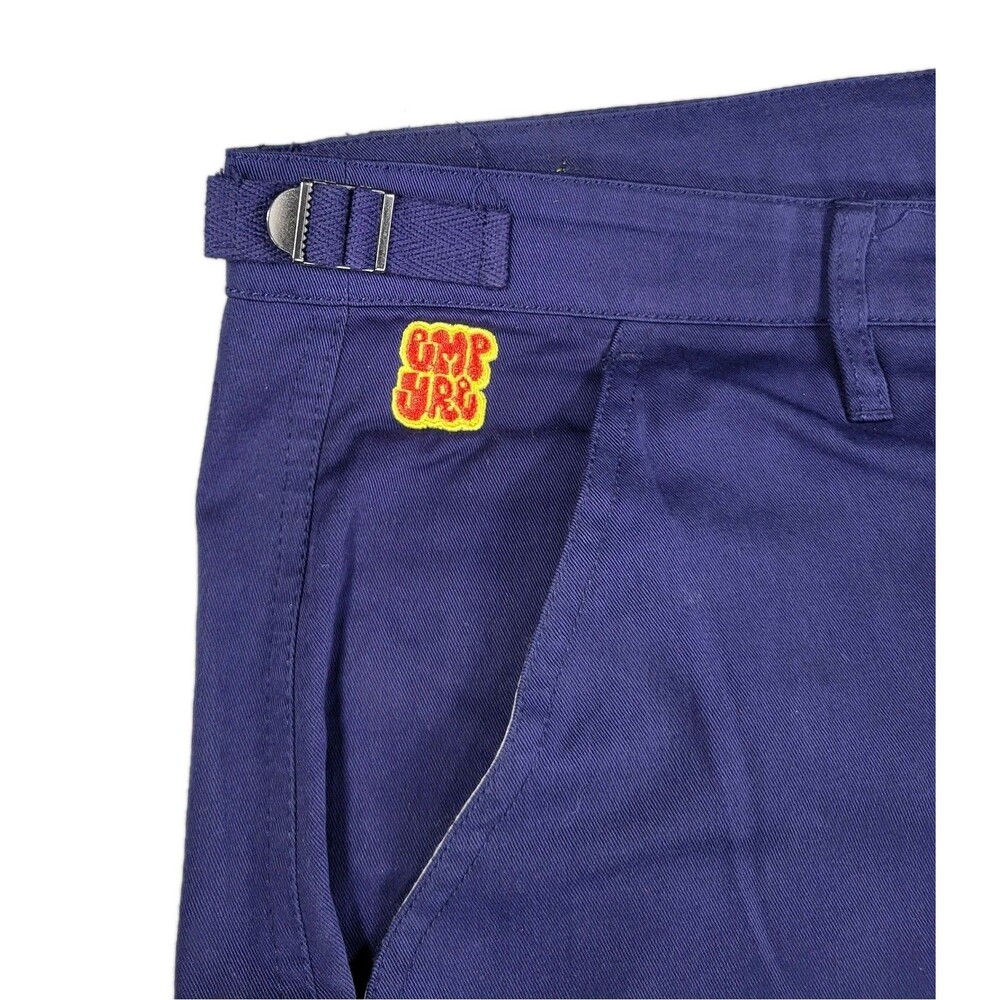 Empyre Relax Cargo Pants Neon Blue Mens Size 40 Baggy Skate 90s Y2K - Picture 9 of 10